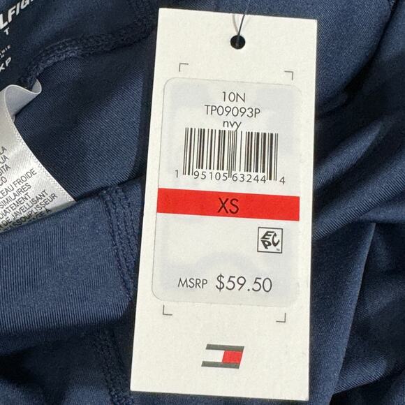 Tommy Hilfiger Womens Athletic‎ Leggings Size XS Blue Full Length High Rise New - Picture 10 of 13